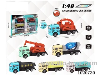 1:48 inertia engineering vehicle in window box（6pcs)