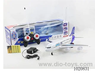 A380 standard cross drop RC aircraft in window box