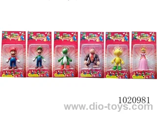 4-4.5inch mario doll in blister card