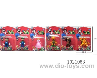 3.5-5inch mario  doll  with light 6sets mixed loading （Except for the girls, all the other dolls have lights）