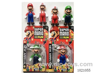 3-4.5inch mario doll in blister card