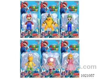 3.5-5inch Mario doll 6sets mixed loading （Four of them have lights）
