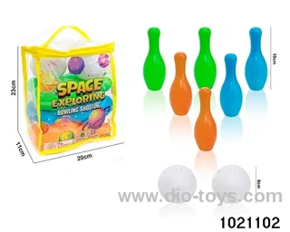 19cm bowling ball in PVC hang bag