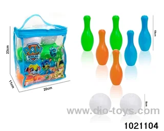 19cm bowling ball in PVC hang bag
