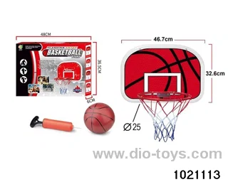 Hanging basketball board in color box