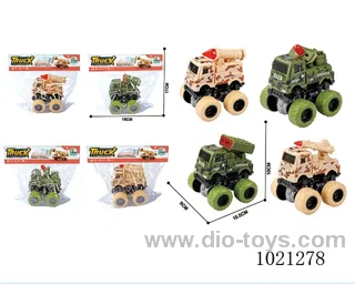 double friction car in PP bag with header