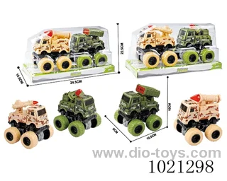 2pcs double friction car in PVC cover