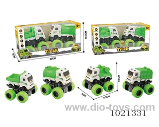 2pcs double friction car in window box