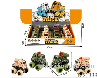 12pcs double friction car in Display box