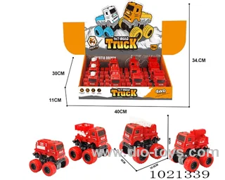 12pcs double friction car in Display box