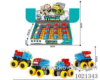 12pcs double friction car in Display box