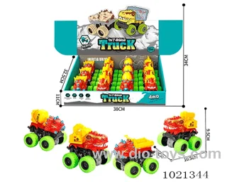 12pcs double friction car in Display box