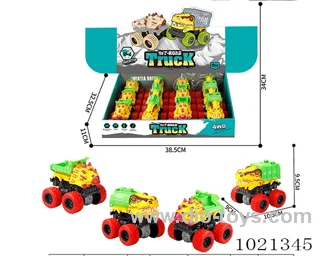 12pcs double friction car in Display box