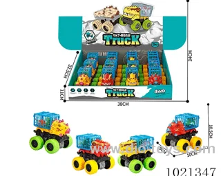 12pcs double friction car in Display box
