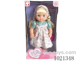 25cm  doll in window box