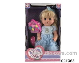 30cm doll with Movable eyes& Drink water &urination function in window box