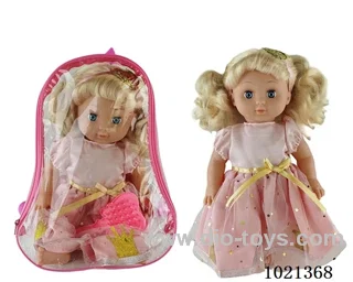 35cm doll in PVC packsack
