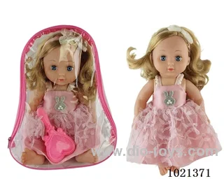 35cm doll in PVC packsack
