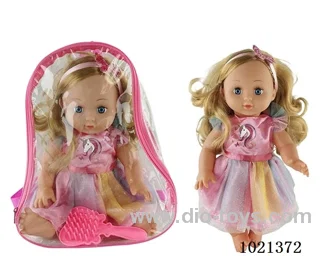 35cm doll in PVC packsack