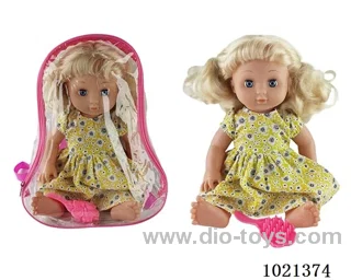 35cm doll in PVC packsack