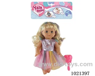 35cm doll with  ornament in PP bag with header