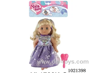 35cm doll with  ornament in PP bag with header