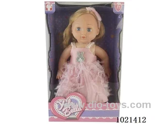 35cm doll with  ornament in window box
