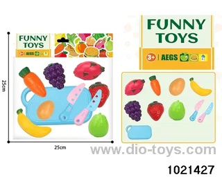 10pcs Slice and Dice Fruits + Vegetables in pe bag with header
