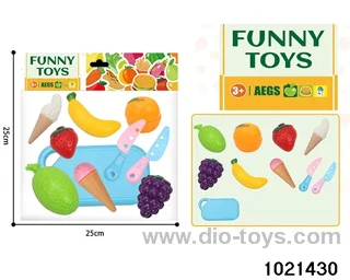 10pcs Slice and Dice Fruit + Ice Cream in pe bag with header
