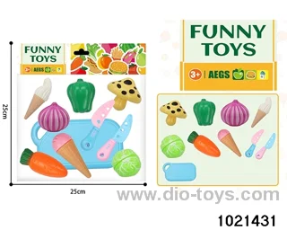 10pcs Slice and Dice Vegetables + Ice Cream in pe bag with header