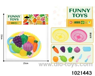 10pcs Slice and Dice Fruits + Vegetables in pe bag with header