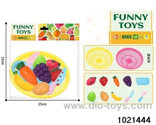 10pcs Slice and Dice Fruits + Vegetables in pe bag with header
