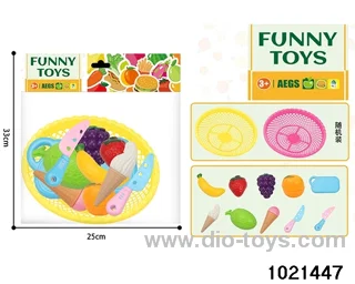 10pcs Slice and Dice Fruit + Ice Cream in pe bag with header