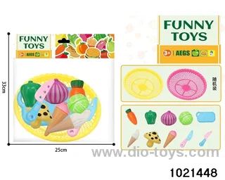 10pcs Slice and Dice Vegetables + Ice Cream in pe bag with header