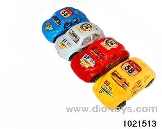 Pull back car in opp bag
