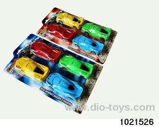 4pcs Pull back car in Blister card