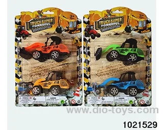 2pcs Pull back car in Blister card