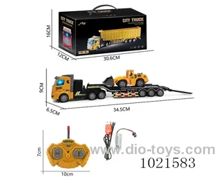 4 CH 1:48 remote control truck (with 1 fork lift truck) in hand  box