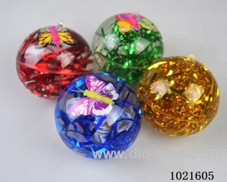 5.5CM Bouncy Ball with flash in Display box