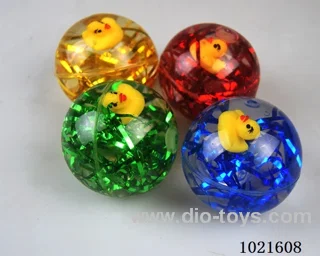 6.5CM Bouncy Ball with flash in Display box