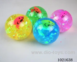 7.5CM Bouncy Ball with flash in Display box
