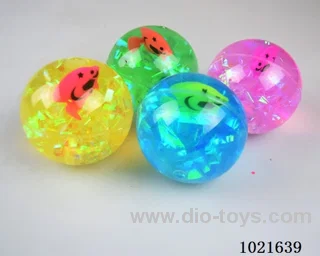 10CM Bouncy Ball with flash in Display box