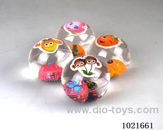 5.5CM Bouncy Ball with flash in Display box