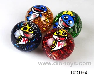 5.5CM Bouncy Ball with flash in Display box