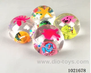 7.5CM Bouncy Ball with flash in Display box