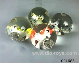 7.5CM Bouncy Ball with flash in Display box
