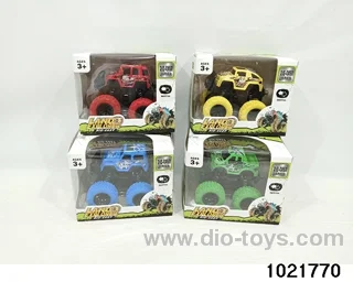 Double inertia alloy car in color box