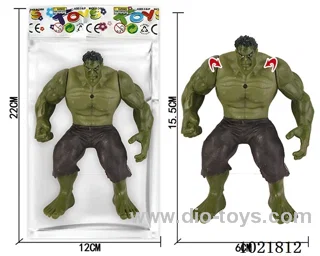 6.5inch Hulk with light (could movable joint)in Opp bag