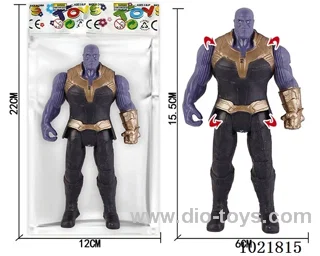 6.5inch Thanos with light (could movable joint)in Opp bag