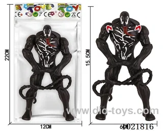6.5inch venom with light (could movable joint)in Opp bag